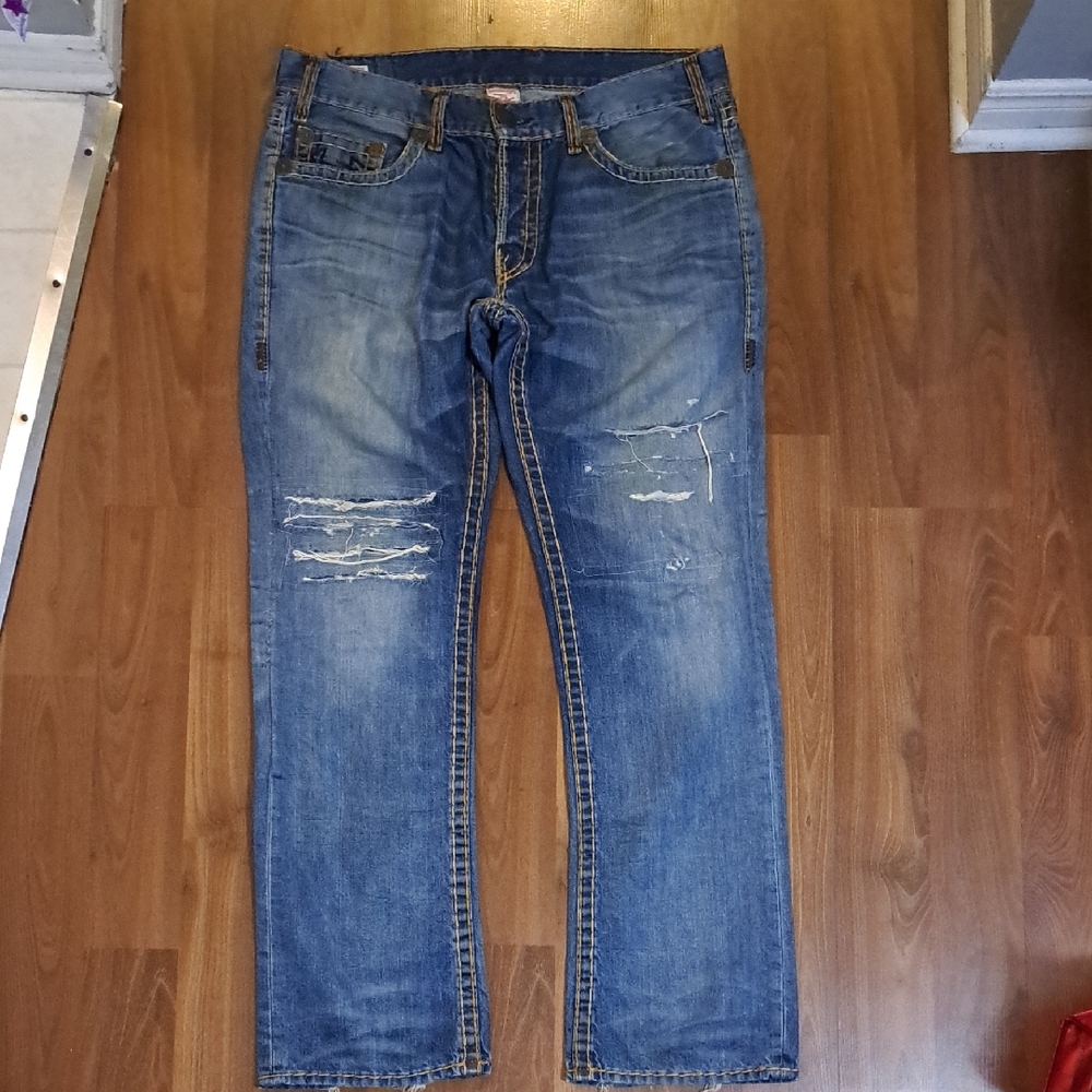 True Religion Classic Blue Straight Jeans
